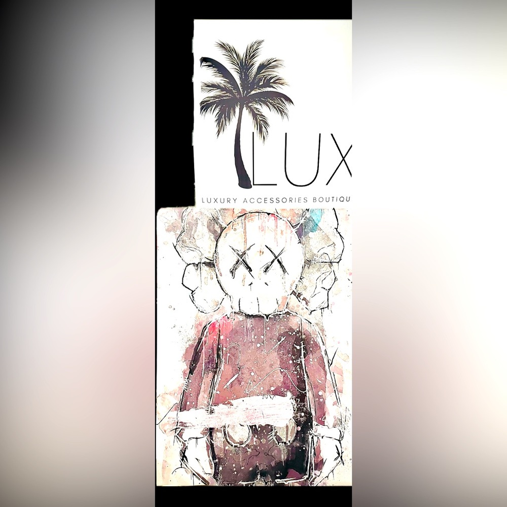 LUX ISLAND | KAWS Pink Canvas Print